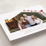 "New Stop" - Holiday Cards in Rudolph by Heather Schertzer - Detail