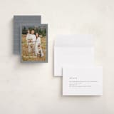 "Minimalist Border" - Holiday Cards in Slate by Stacey Meacham - Assembled