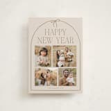 "frame bow" - Holiday Cards in Buttercream by Vivian Yiwing - Front