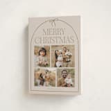 "frame bow" - Holiday Cards in Buttercream by Vivian Yiwing - Folded Card
