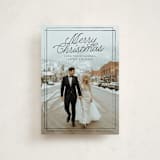 "A Classic Christmas" - Holiday Cards in Ink by Anna Elder - Front