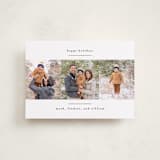 "modern minimalist" - Holiday Cards in Crisp Snow by Kate Ross - Front