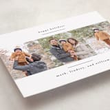 "modern minimalist" - Holiday Cards in Crisp Snow by Kate Ross - Detail