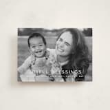 "Brightest Blessings" - Holiday Cards in Snow by Kristie Kern - Front