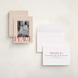 "pace" - Holiday Cards in Blush by Vera Lim - Assembled