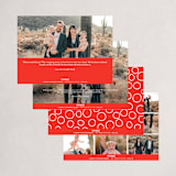 "No Matter What" - Holiday Cards in Crimson by J. Dario Design Co. - Back of Card Options