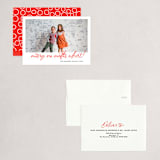 "No Matter What" - Holiday Cards in Crimson by J. Dario Design Co. - Assembled