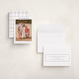 "Minimalist Frame" - Holiday Cards in Snow by Nicole Walsh - Assembled