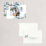 "Wintery Eucalyptus" - Holiday Cards in Snow by Angel Walker - Assembled