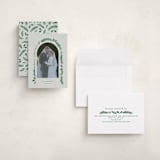 "a married christmas" - Holiday Cards in Sage by Hooray Creative - Assembled