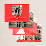 "Pepperminted" - Holiday Cards in Cherry Cordial by Julie Murray - Back of Card Options