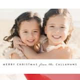 "Pepperminted" - Holiday Cards in Cherry Cordial by Julie Murray - Detail