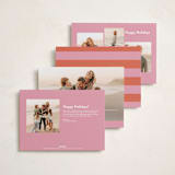 "pop joy" - Holiday Cards in Candied Grapefruit by Lori Wemple - Back of Card Options