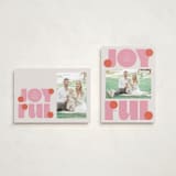 "pop joy" - Holiday Cards in Candied Grapefruit by Lori Wemple - Photo Orientation Options