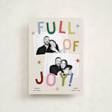 "Full of Joy (& Cheer)" - Holiday Cards in Jubilant by Kercia Jane - Front