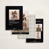 "Merry Modern" - Holiday Cards in Eggnog by Angela Thompson - Back of Card Options