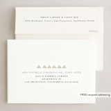 "Spelled Out" - Holiday Cards in Champagne by Lucrecia Caporale - FREE Recipient Addressing