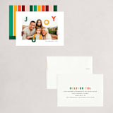"Letters" - Holiday Cards in Emerald by Genna Blackburn - Assembled