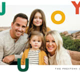 "Letters" - Holiday Cards in Emerald by Genna Blackburn - Detail