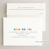 "Letters" - Holiday Cards in Emerald by Genna Blackburn - FREE Recipient Addressing