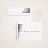 "Merry Hand Lettered Script" - Holiday Cards in Wedding Cake by Becky Nimoy - FREE Recipient Addressing