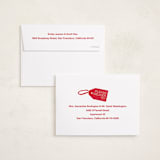 "Angled" - Holiday Cards in Berry by Inkblot Design - FREE Recipient Addressing