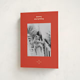 "hued mat" - Holiday Cards in Persimmon by Carrie Moradi - Folded Card