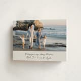 "Written Wish" - Holiday Cards in Ivory by Cass Loh - Folded Card