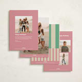 "Merry & Bright Days" - Holiday Cards in Candy by Helena Vitto - Back of Card Options