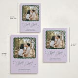 "Squiggle and Stars" - Holiday Cards in Sugar Plum by Lauren Jopling - Formats Available