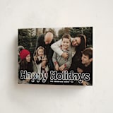 "Outline" - Holiday Cards in Starlight by Jessie Steury - Folded Card