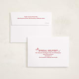 "Outline" - Holiday Cards in Starlight by Jessie Steury - FREE Recipient Addressing
