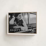 "Winds" - Holiday Cards in Cotton by Amy Kross - Folded Card