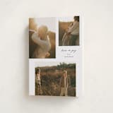 "Peaceful" - Holiday Cards in Snowflake by Simona Camp - Folded Card