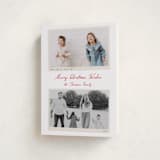 "Vintage Snapshots" - Holiday Cards in Stocking by Ashlee Townsend - Folded Card