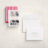 "Vintage Snapshots" - Holiday Cards in Stocking by Ashlee Townsend - Assembled