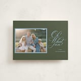 "Family Traditions" - Holiday Cards in Evergreen by Erin Hodges - Front