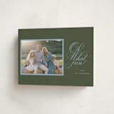 "Family Traditions" - Holiday Cards in Evergreen by Erin Hodges - Folded Card