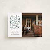 "Decking New Halls" - Holiday Cards in Pine by Alethea and Ruth - Front
