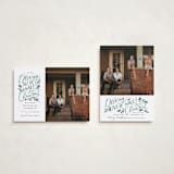 "Decking New Halls" - Holiday Cards in Pine by Alethea and Ruth - Photo Orientation Options