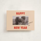 "The Jolly Type" - Holiday Cards in Candy Apple by Studio Suku - Front