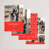 "No Matter What" - Holiday Cards in Crimson by J. Dario Design Co. - Back of Card Options