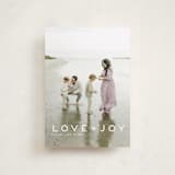 "love joy" - Holiday Cards in Snow by Kate Ross - Front