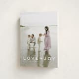 "love joy" - Holiday Cards in Snow by Kate Ross - Folded Card
