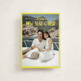 "Bright and Cheery" - Holiday Cards in Lemon by Jenna Holcomb - Front