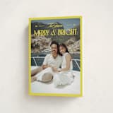 "Bright and Cheery" - Holiday Cards in Lemon by Jenna Holcomb - Folded Card