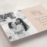 "Newlywed Toast" - Holiday Cards in Candied Grapefruit by Randi Cirelli - Detail