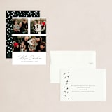 "Bande" - Holiday Cards in Charcoal by Up Up Creative - Assembled