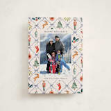 "Festive icons" - Holiday Cards in Blue Spruce by Sarah Knight - Front