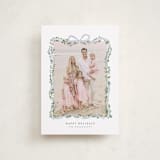 "Ribbonly Frame" - Holiday Cards in Juniper by Itsy Belle Studio - Front